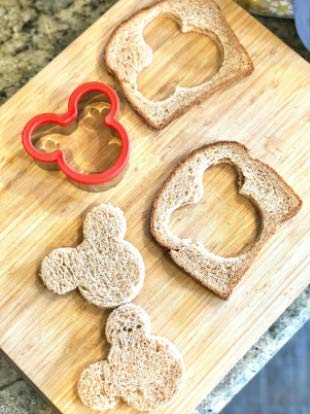 Stainless Steel Mickey Mouse Cookie Cutter/Kids Sturdy Cutters For Cookies, Sandwiches, Biscuit #TOP1