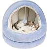 GAPZER Warming Cat Bed Kitty Cave with Play B...