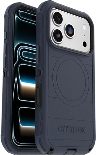 OtterBox iPhone 17 Pro (�̂�) - �f�B�t�F���_�[�V���[�Y�P�[�X - �r���e�[�W�C���f�B�S�h���[��(�u���[&�u���b�N) - MagSafe�ɃX�i�b�v�I�� - �^�t - ���ŏ�v