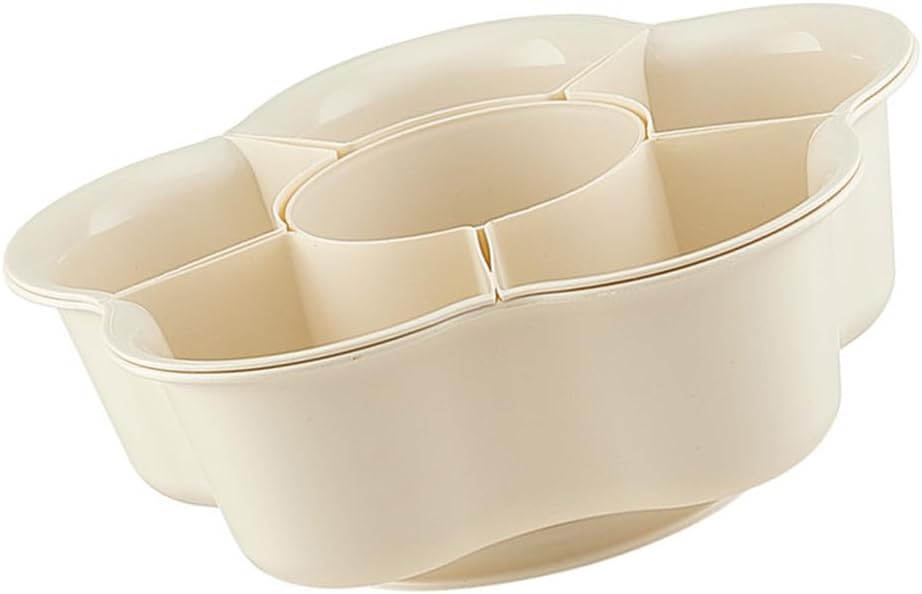 Kichvoe Vegetable Basket with Drain Basket Divided Serving Dish for Hot Pot