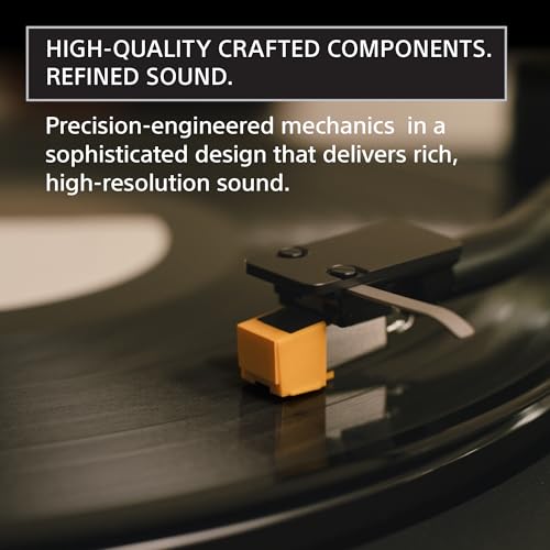 Image of Sony PS-LX5BT Premium Wireless Bluetooth Turntable with Full Auto Playback | Included Audio Cable, Vinyl Record Player, Built-in Phono EQ, Wired & Wireless Connection, Premium Componentry, 2026 Model