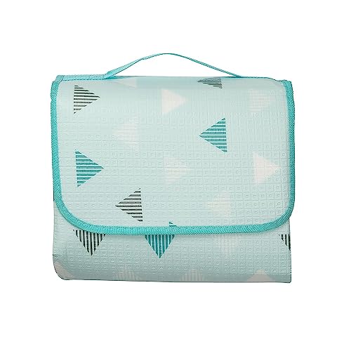 SANKIRTAN Picnic Blanket 180 * 200 cm Portable Beach Mat Waterproof Outdoor Blanket with Handle for Camping, Beach, Travel, BBQ, Outdoor, Hiking || Picnic Mat Tote for Adults and Kids