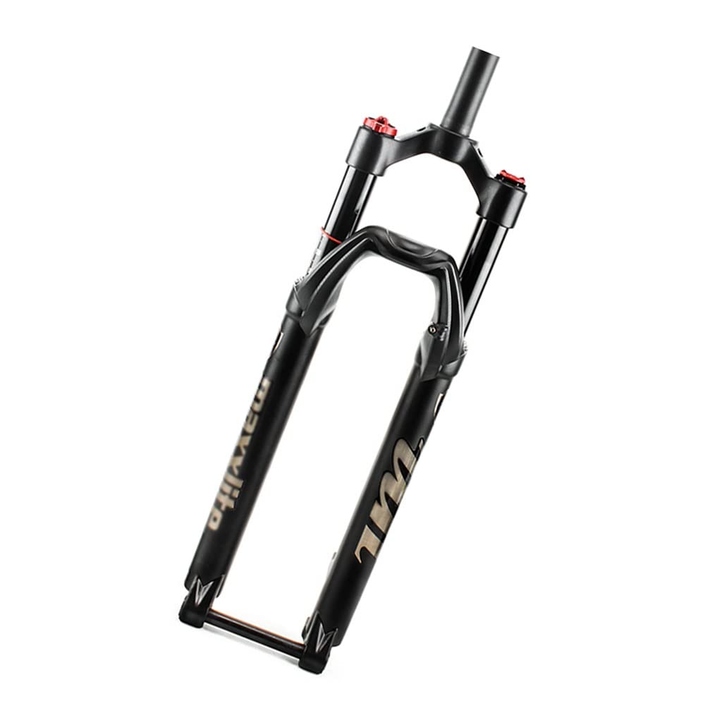 Górski przedni widelec 66 cm 69.8 cm 73.7 cm Bike Air Pressure Shock Absorber Travel 100mm Thru-axle 100x15mm 2.5-0.3 cm Straight 2.5-1.3 cm Taper Tube Manual Lockout