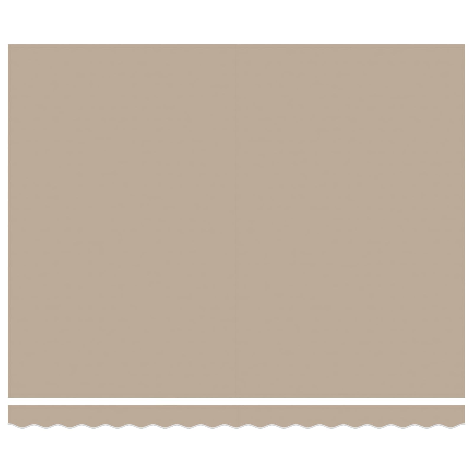 Tomostar Toile de Remplacement Store Banne, Toit de Rechange Tissu de Remplacement pour Auvent Cadre de 4x3 m Beige