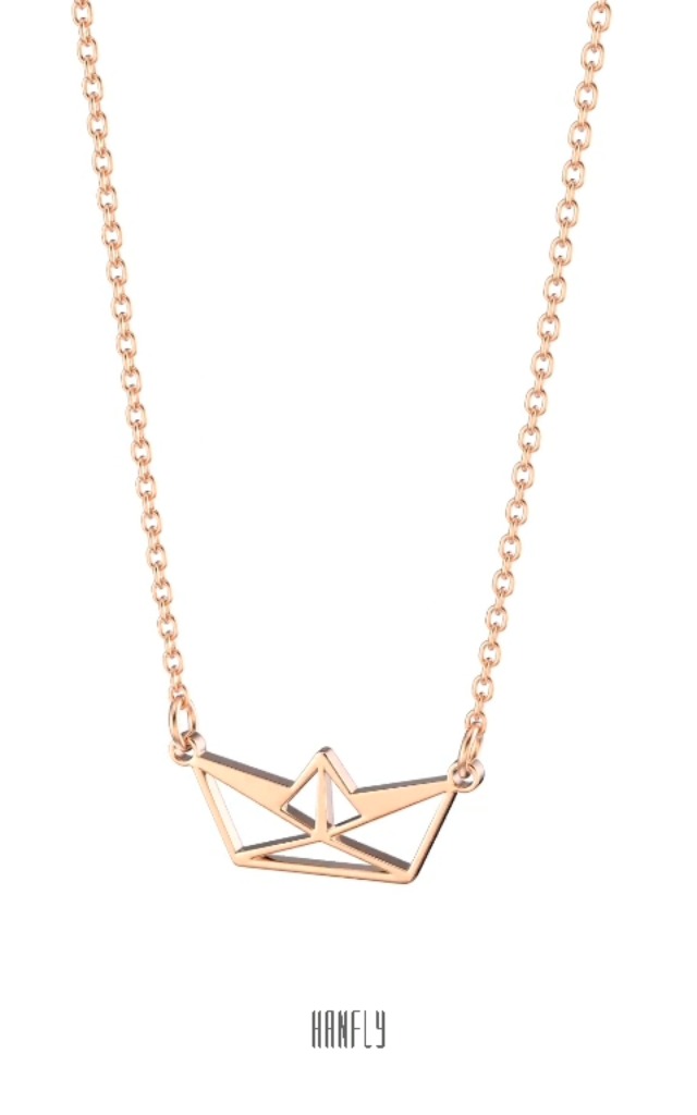 HENRYKA Collar De Velero En Plata 925 Con Ámbar Báltico - Regalo Para Amantes Del Mar Y La Navegación