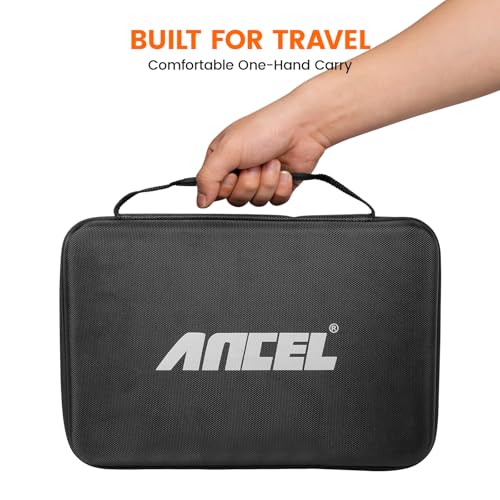 Image of ANCEL EVA Hard Protective Case for V5 HD PRO Heavy Truck Scanner, Diesel Diagnostic Tool Storage Case Bag, Waterproof Shockproof Storage Bag with Durable Zipper, Travel Ready
