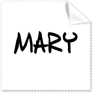 Special Handwriting English Name Mary Cleaning Cloth Phone Screen Glasses Cleaner 5pcs