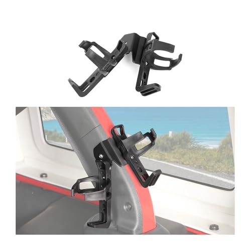 JeCar ���[���o�[���Ί�u���P�b�g + �J�b�v�z���_�[�}�E���g Jeep Wrangler JL & Gladiator JT 4�h�A 2018-2025�ɑΉ� �E��