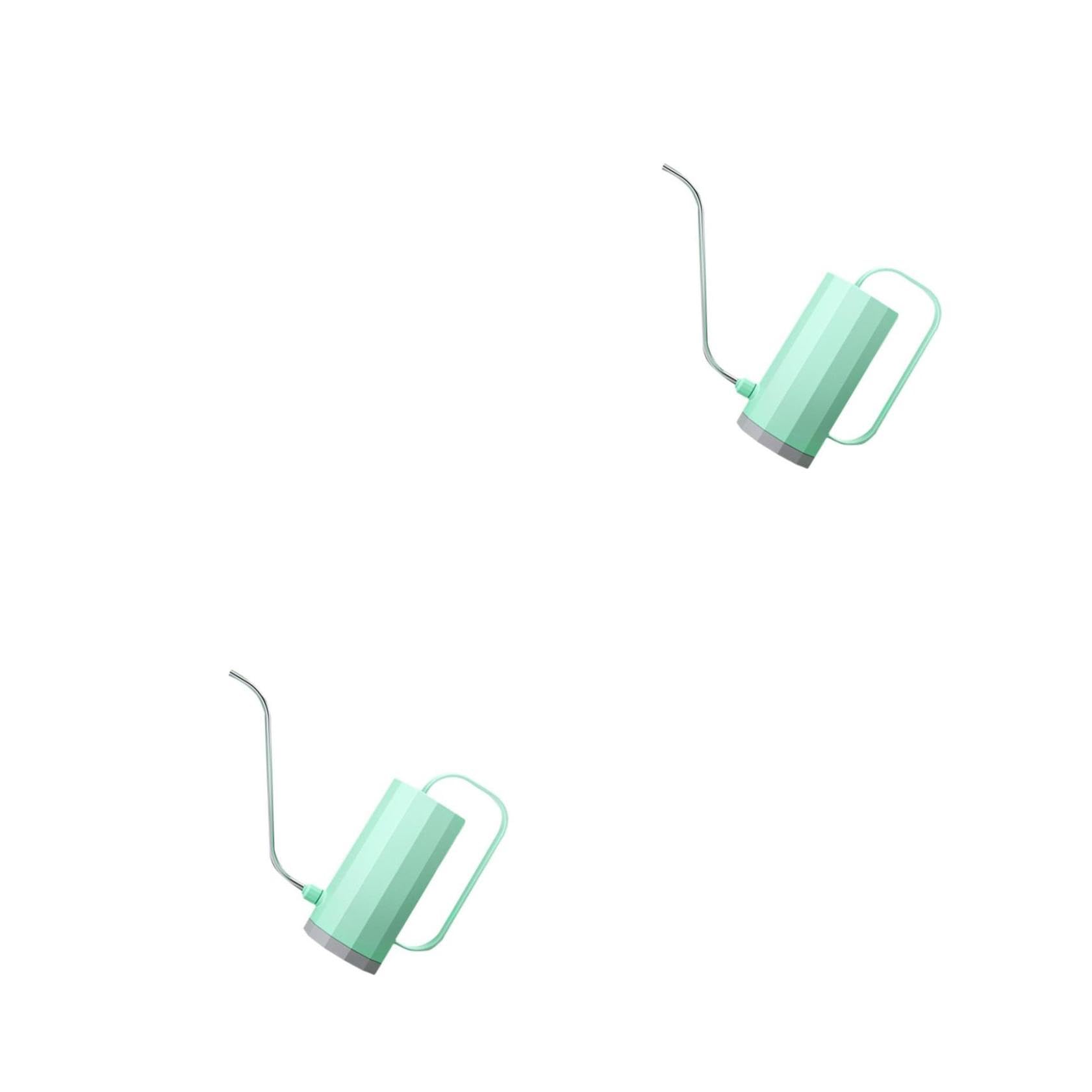 POPETPOP 2pezzi Annaffiatoio s Shape Con Beccuccio Lungo Strumento Da Giardinaggio Plastica Verde Per Piante Da Ed Esterno Design Ergonomico e Resistente
