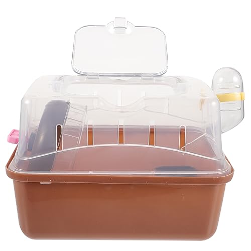 VICASKY Portable Hamster Carrier Cage Small Travel Container for Hamsters for Hiking and Shopping Convenient Sturdy Design