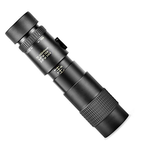 HUIBBGO Telescopio monocular con Zoom de 10-300 x 40 mm, Impermeable, Compacto, de Alta Potencia, portátil, HD, para observación de Aves en Adultos, Viajes al Aire Libre.