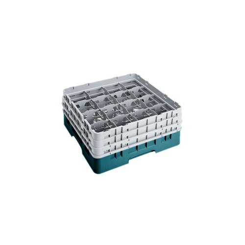 Camrack Glass Rack, W/3 Extenders, Full Size, 16 Compartments, 4-3/8'' Max. Dia., 7-3/4'' Max. (3 Pieces/Unit)