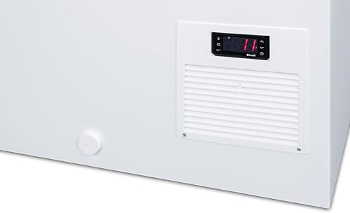 Miniatura 4 de Summit NOVA45 - Congelador para helados de 53 pulgadas con interior de aluminio martillado de 14.1 pies cúbicos con tapa de vidrio deslizante y