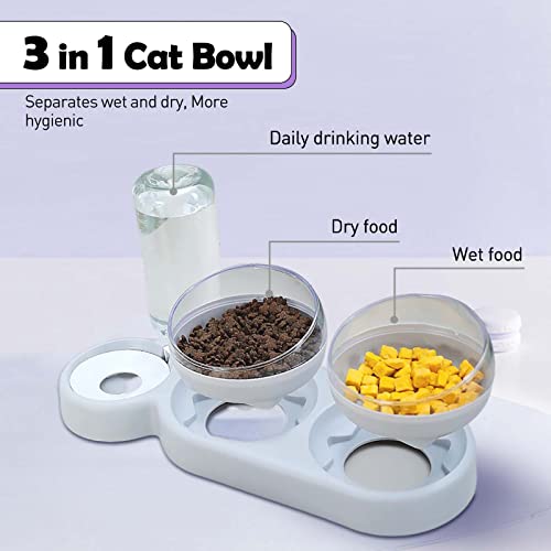 3 in 1 Ciotola per Gatti e Ciotola per Cani con