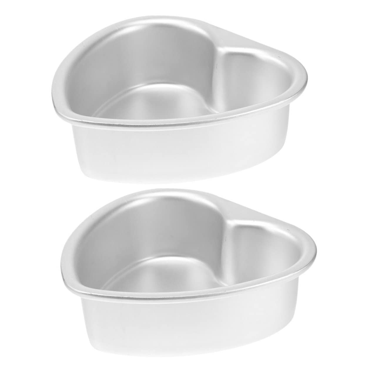 Alipis 8pièces Moules à Gâteau Forme De Cœur Outils De Pâtisserie Pour Gâteaux Personnalisés Moules à Biscuits Antiadhésifs