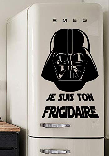 Print Corner Sticker Fun Frigo - Je suis Ton FRIGIDAIRE/Dark Vador