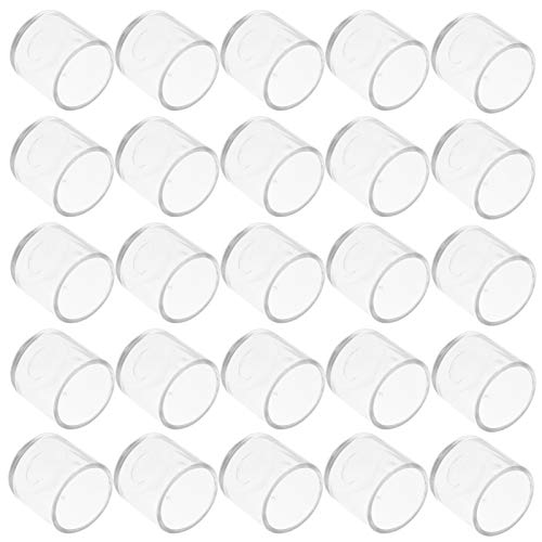 Cabilock 32 peças de silicone para perna de cadeira capa de proteção de móveis, cadeira redonda, pro
