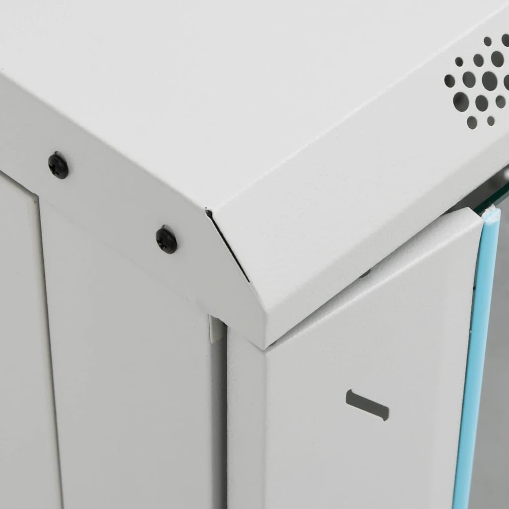 Armoire Rack Serveur, Armoire Réseau Coffret de réseau à Pieds pivotants 18U 19" IP20 60x60x100 cm