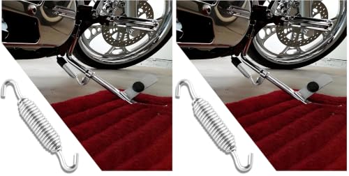 Image of Motorcycle Kickstand Spring,Galvanic Spring Parts Replacement OEM# 50005-85A Compatible with Harley 1991-1998 Touring Electra Glide Road King Road Glide,Professional Motorcycle Accessories (Pack of 2)