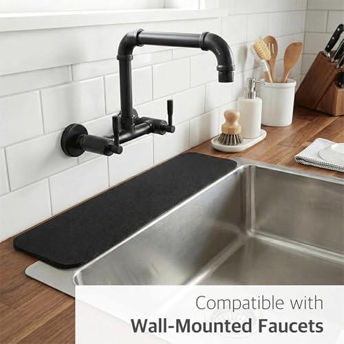 Protector de salpicaduras absorbente para grifo, idóneo para encimera de cocina 6