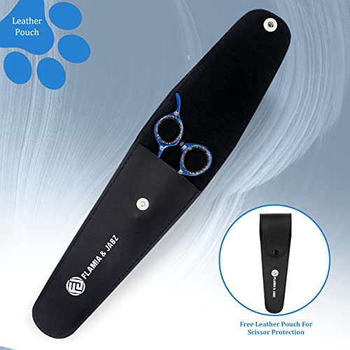 Tijeras curvadas profesionales de 8" de acero inoxidable de alta calidad - Flamia & Jabz - Imagen 5