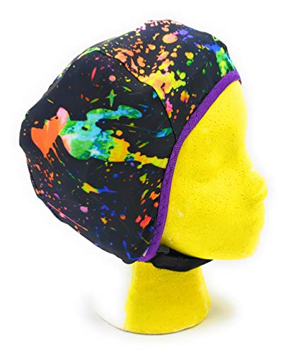 Wrestling Hair Cap - Over The Headgear Style - Paint Splatter - New