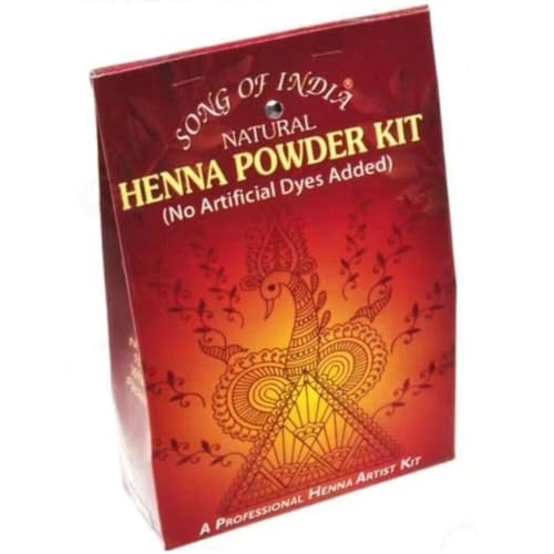 Natural Henna Powder Hair Dye Kit 100g Made in India – Christmas Ornament and Holiday Gift