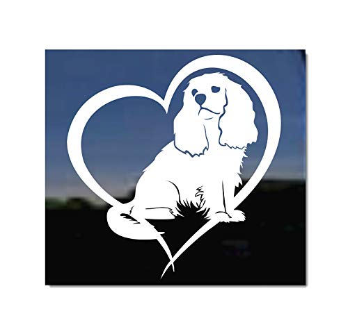 Cavalier Love | Dog Vinyl Window Decal Sticker