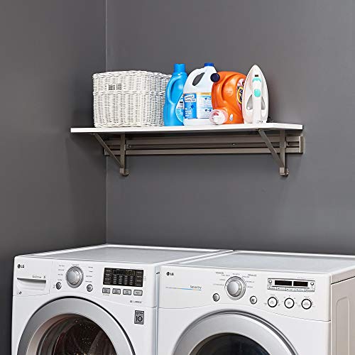 Arrange a Space 32" Long Single Shelf Kit Laundry Storage,