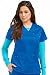 Med Couture Women's MC2 Niki V-Neck Top, Royal, Medium
