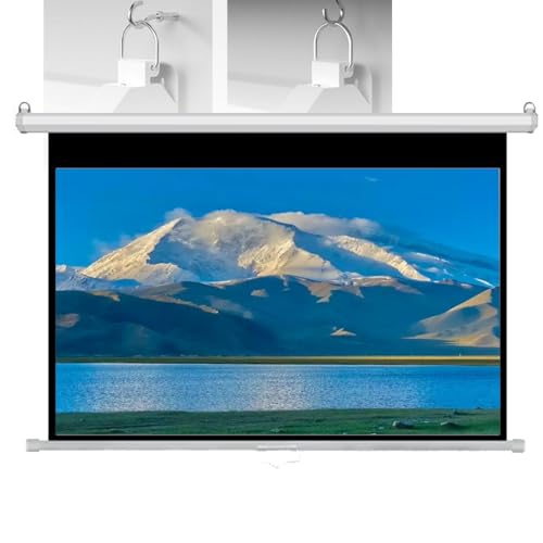 Pantalla de proyección para evitar distorsiones con amplio ángulo de 84 pulgadas