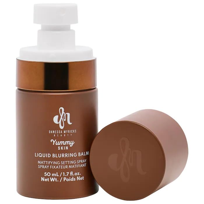 Yummy Skin Liquid Blurring Balm Mattifying Setting Spray, Matte Finish, with Niacinamide, Vegan, 1.7 oz