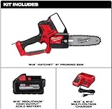 Milwaukee M18 FUEL 8 in. 18V Lithium-Ion Brushless HATCHET Pruning Saw Kit with 6Ah High Output Battery and Charger