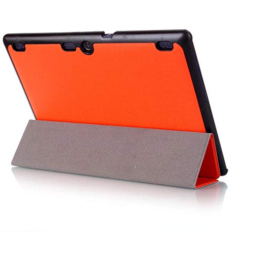 para Lenovo Tab 2 A10 70F Funda de Cuero para Tab2 A10-70 70 A10-70F A10-70L A10-30 X30F Tablet 10.1 Fundas Tablet CAS-Naranja