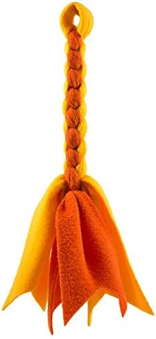 2 x Orange Flirts with Squeak for Squishy Face Flirt Pole