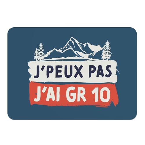 Napperons bleu en liège de qualité supérieure grand format pour table de chalet