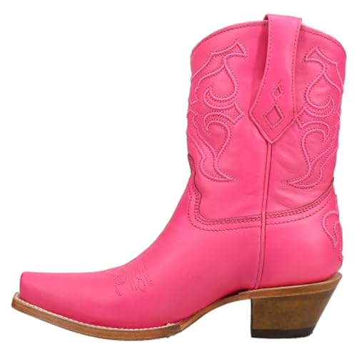 CORRAL Ld Fuchsia Embroidery Ankle Boot3