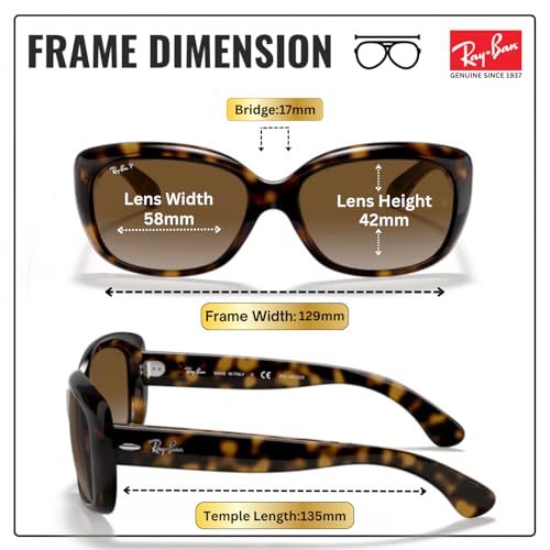Image of Ray-Ban RB4101 JACKIE OHH Sunglasses with Official Eyewear Kit