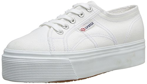 superga bianche suola alta