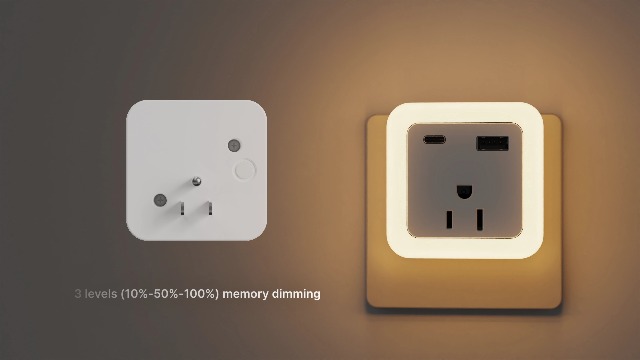 7 led rechargeable wall socket charger l.e.d flashlight Night Lights Plug Into Wall 2 Pack Rechargeable Battery Backup Light Dusk  to Dawn Sensor Night Light with Outlet Expander for Adults Kids Bedroom,  Kitchen, and Bathroom (2, warm white, 3000K)