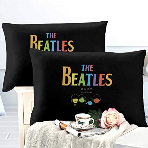 Ensemble De 3 Housses De Couette à Longues Fibres 60, Les Beatles en Pur Coton Et en Satin Assortis (200 x 200 cm… - Les Beatles, Paul McCartney, John Lennon, RIngo Starr, George Harrison Ensemble De 3 Housses De Couette à Longues Fibres 60, Les Beatles en Pur Coton Et en Satin Assortis (200 x 200 cm… – Image 5