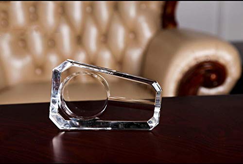 Image of Cigar Ashtray, Crystal Glass Cigarette Holder for Men, Outdoor Ash Tray for Patio Indoor Outdoor Home Office Tabletop Desk Decoration, Gifts for Him, Valentine's Day