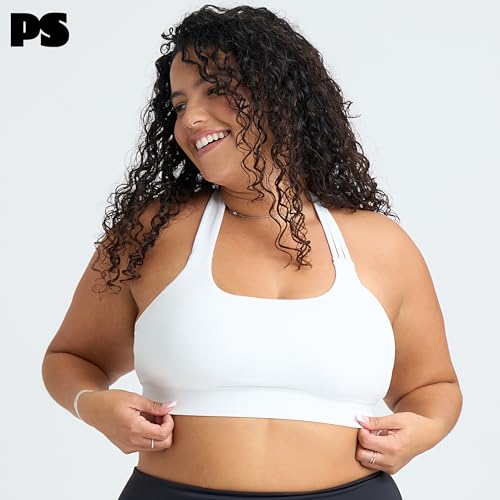 Image of POPSUGAR Sports Bras for Women - Y Back, High Neck, Strappy & Long Line Padded Racerback Bra Workout Yoga Top Racer Back Bra
