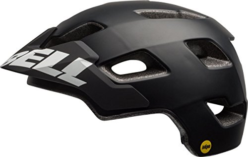 Bell 2017 Men's Stoker MIPS Equipped MTB Cycling Helmet (Matte Black/White - Large)