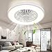 Produktbild Ateroll Deckenventilator mit Licht, Gleichstrommotor 25W, LED 45W, RGB (3000 K-6500 K), 3000 LM, 6 einstellbare Windgeschwindigkeiten mit Fernbedienung, Timer, Lichtspeicher, 7 umkehrbare Lüfterflügel