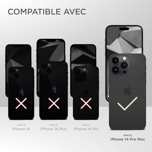 Coque iPhone 14 Pro Max silicone ONEFLOW bleu pétrole idéale pour vos déplacements - 7