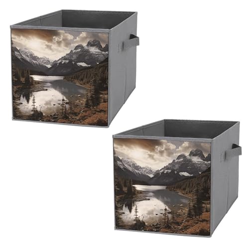 Bacs de rangement pliables pour vêtements et linge de maison - 2