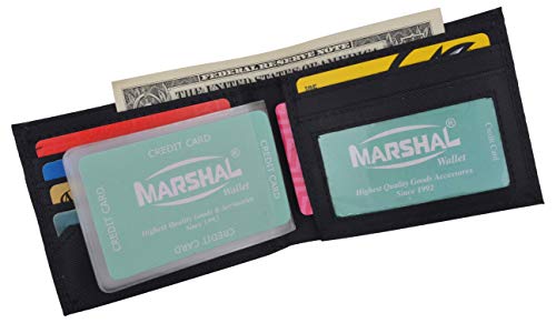 Nylon Boys Slim Thin Bifold Credit Card ID Holder Wallet Men's2