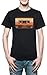 Galaktisch Tonspur Herren T-Shirt Schwarz