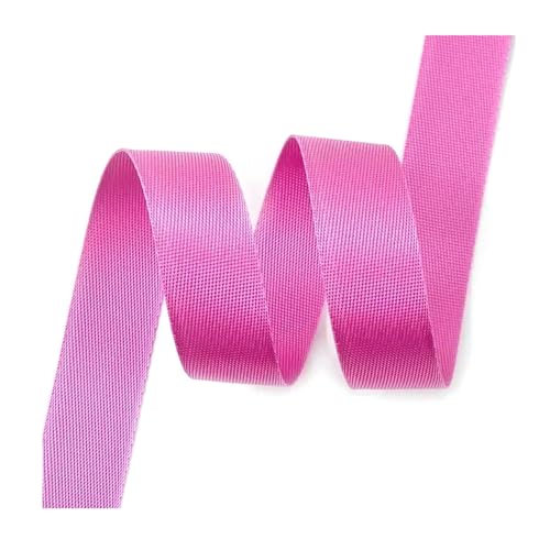 Sangle en Nylon de 5 mètres, Largeur 20-50 mm, épaisseur 0,7 mm, Ruban de Satin coloré pour bandoulière de Sac, Sangle de Ceinture, Finitions de Couture,20mm